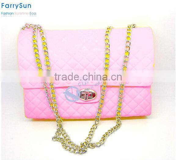 Fashion hanbag 2015, silicone jelly bag