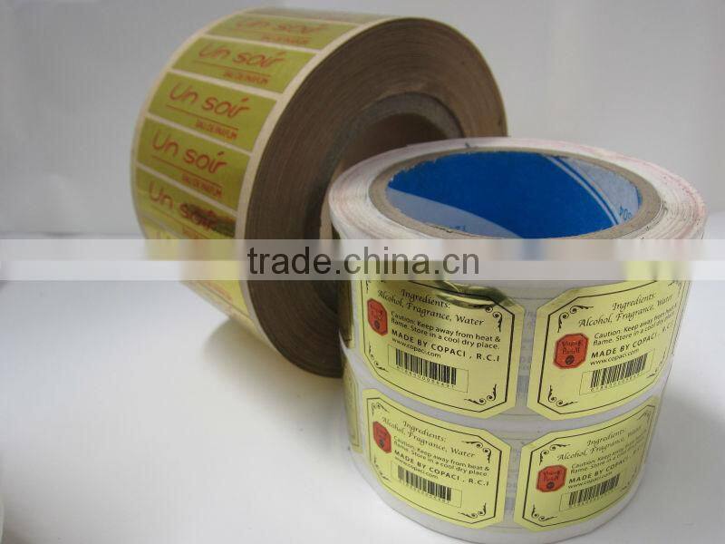 printed cosmetic stickers OEM manufacturer