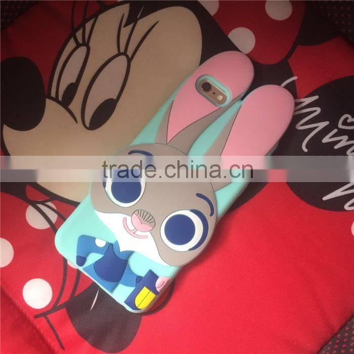 Hot New desinger phone case for iphone 6 rabbit design phone case