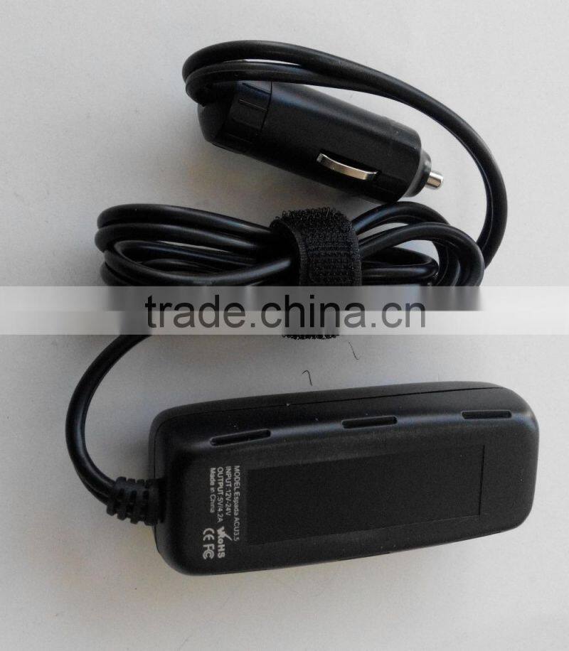 Better service and active support 3 Port Car USB Charger with Cable and Air Purifier for USB Interface Devices