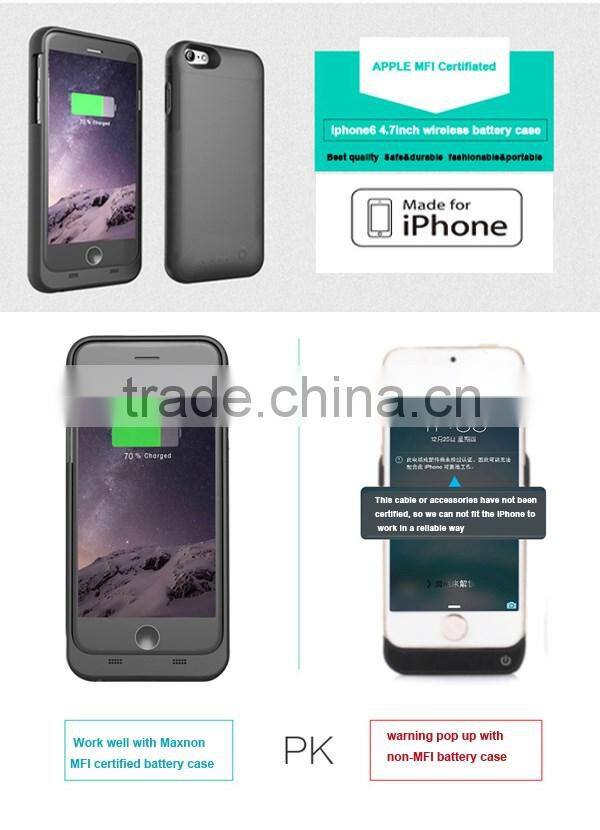 Customized design battery case for iphone 6