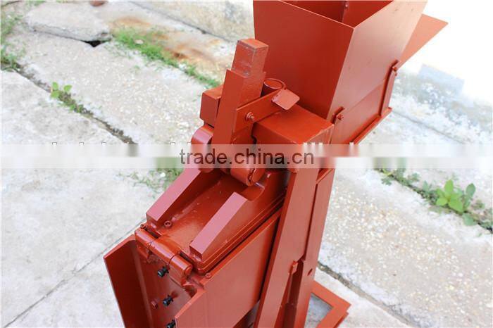 Manual Simple compressed clay paver block machine FL1-40