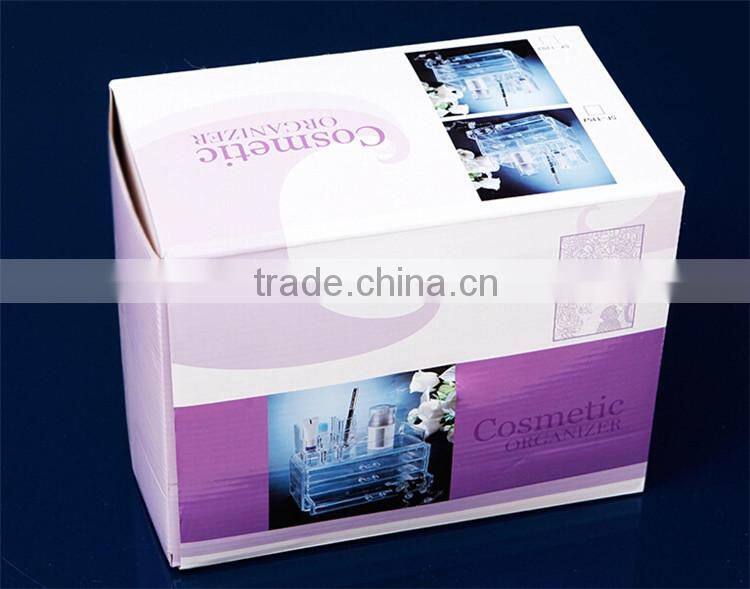 Small plastic drawer makeup Display Box