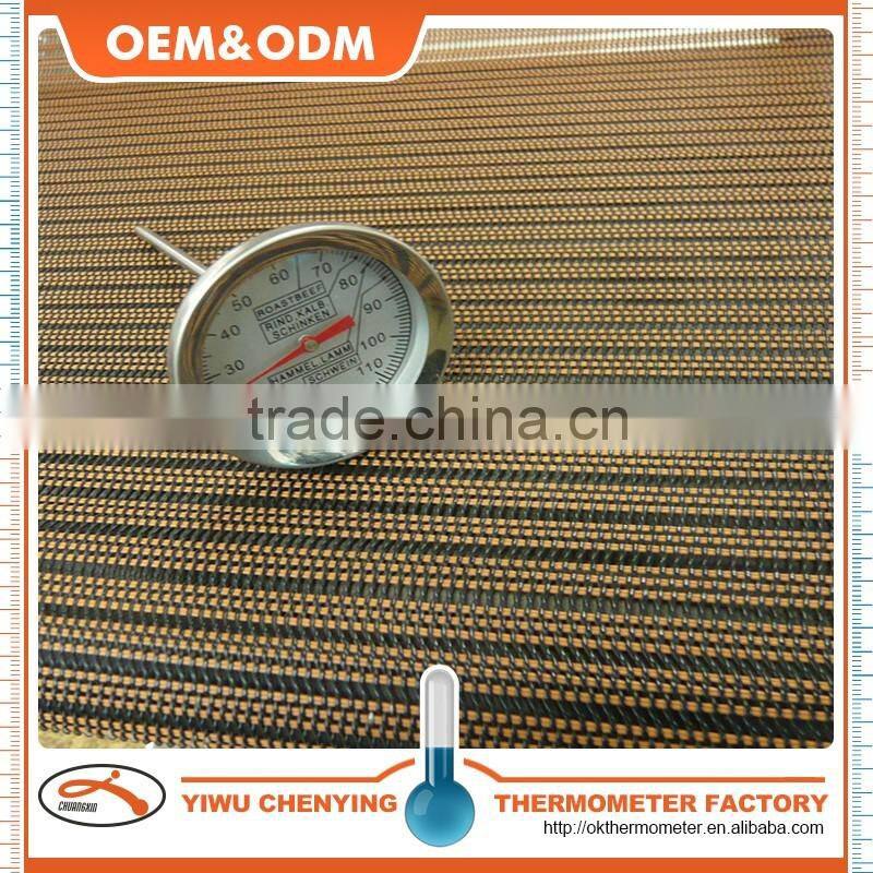 household metal food thermometer stainless steel sensor probe arrow scale plastic cover competitive price fast instant temp.