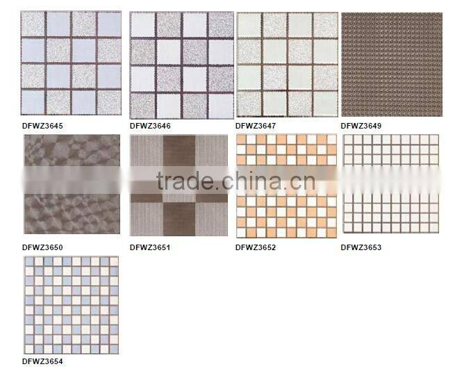 300x300mm ceramic big floor tiles in mettalic effects
