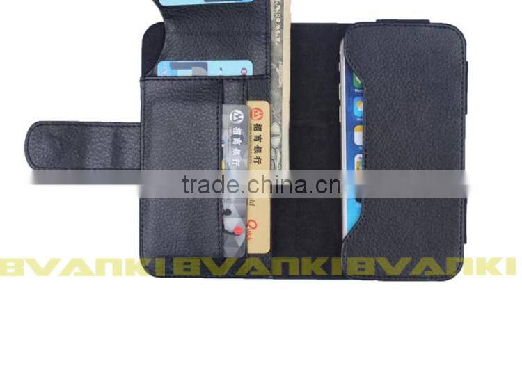 Hot Products For 2016 Sublimation Universal Leather Case Cover For Android 5 Inch Leather Case Slim Phone Cardholder Wallet Case