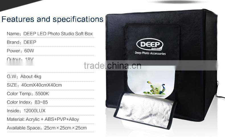 2015 New arrival DEEP LED photo studio softbox