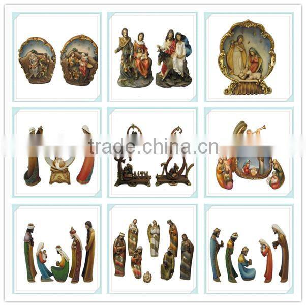 Maria and baby jesus religious polyresin figurine