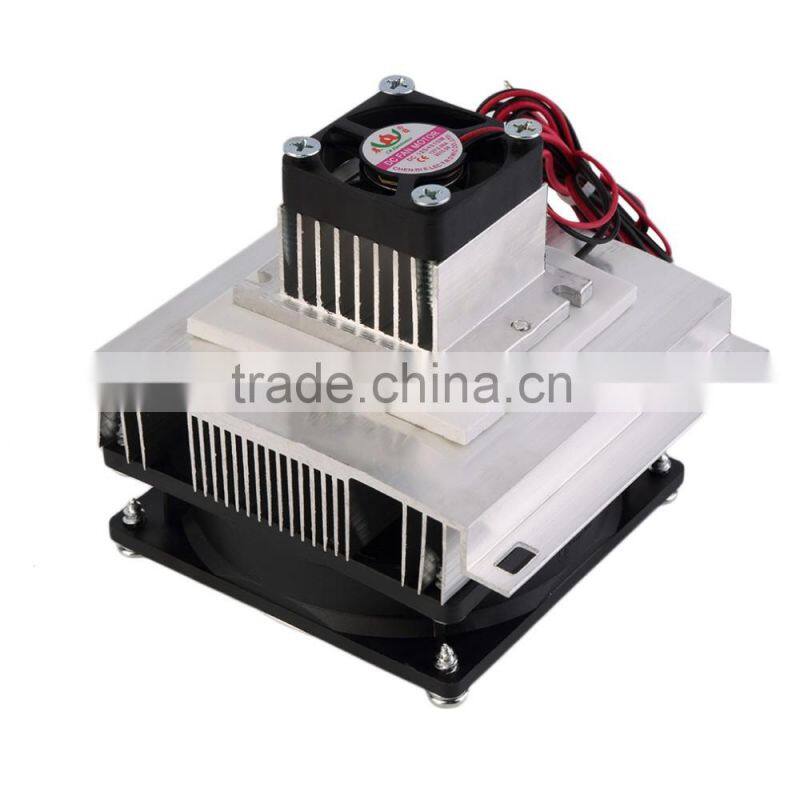 Thermoelectric Peltier Cooler Refrigeration Semiconductor Cooling System Kit Cooler Fan Finished Kit Computer Components