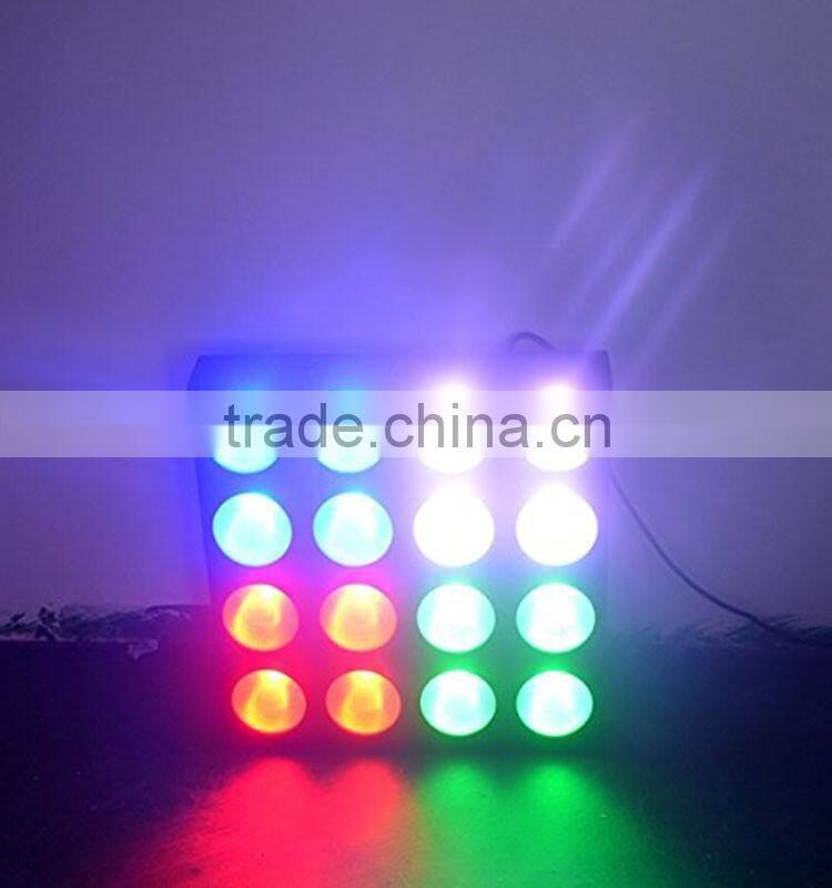 4Pcs/Lot 16 Heads 30W COB RGB LED Wall Washer Stage Lights Pixel Panel Matrix Blinder Light 4x4 Slim LED 3 in 1 Matrix Night Clu