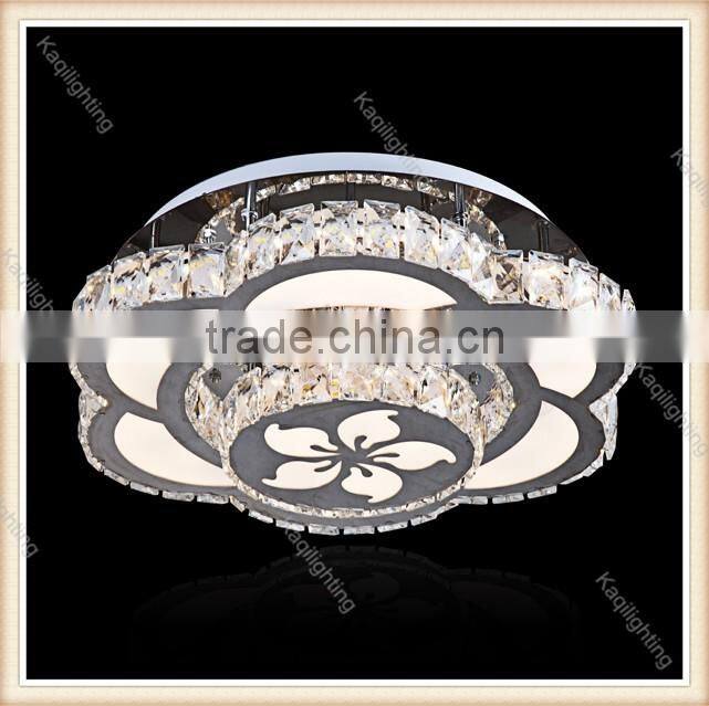 Factory Hot Modern Lighting home decorative led ceiling light, crystal chandelier ceiling lamp for restaurant, hall, hotel