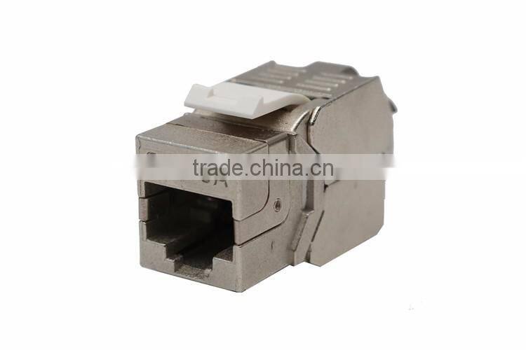 rj45 cat6A keystone jack, cat7 rj45 modular jack, female keystone jack