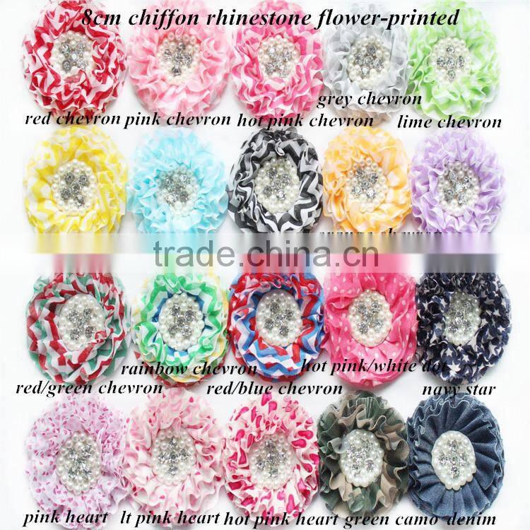 3"Lotus flower- decorative flowers-Hand sewing beads flower-fairy princess accessories/headband baby set