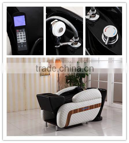 Fiberglass salon Electrical massage shampoo chair