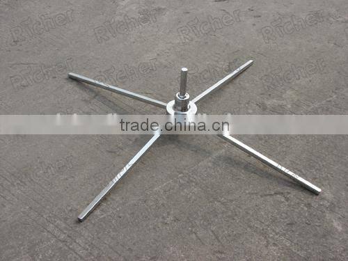 Beach flagpole flying banners