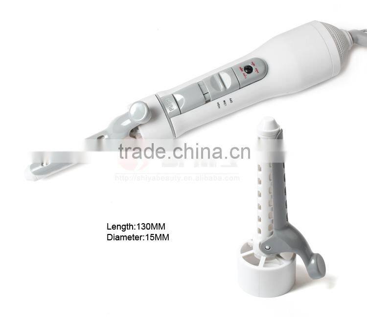 8 in 1 Electric Hot Air Hair Brush hair dryer Curler Roller straightener Styling KM