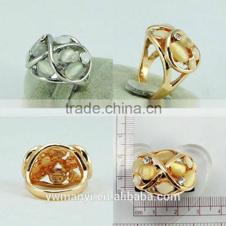 2016 New design DIY charm beautiful and high quality jewelry orange gemstone ring for men R0143