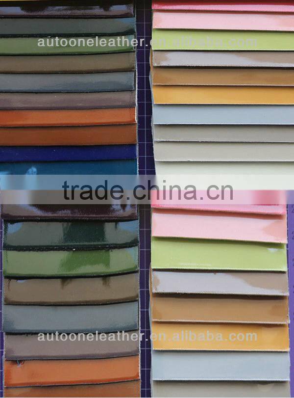 2015 High quality leather material mirror pu leather for handbags A1826