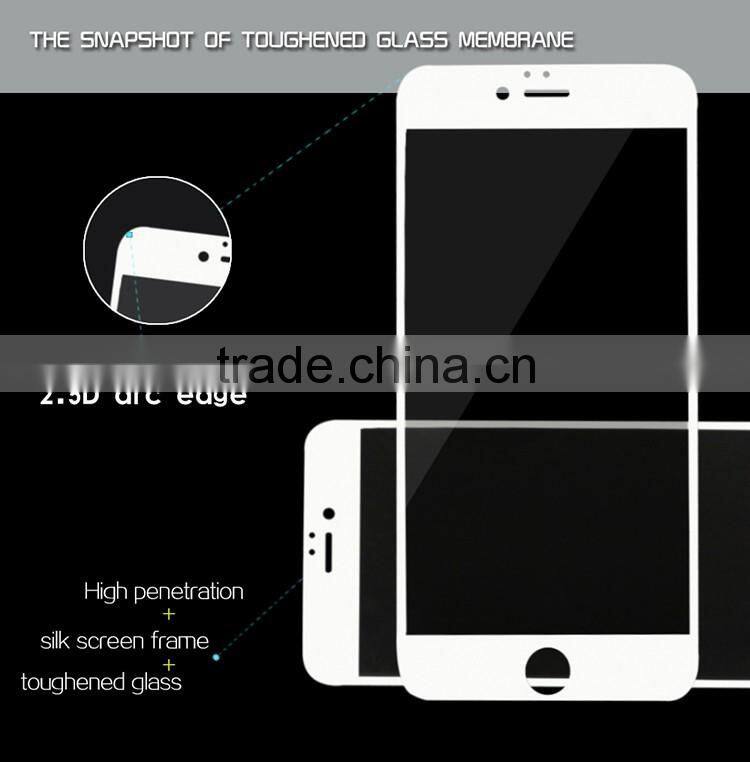 newest arrivel 2.5D 9h anti spy tempered glass screen protector for iphone