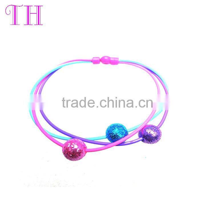 2016 Kids fashion handmade hair band of polymer clay ,elastic hair band