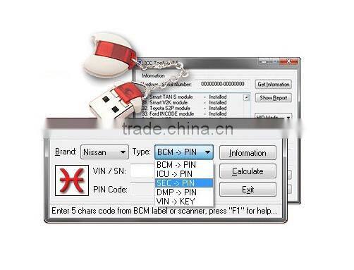 Powerful function original key pin code reader ICC IMMO key code Calculator made for USA, European and Asian markets.