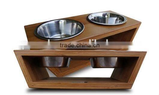 Good Quality Bamboo Dog Bowl