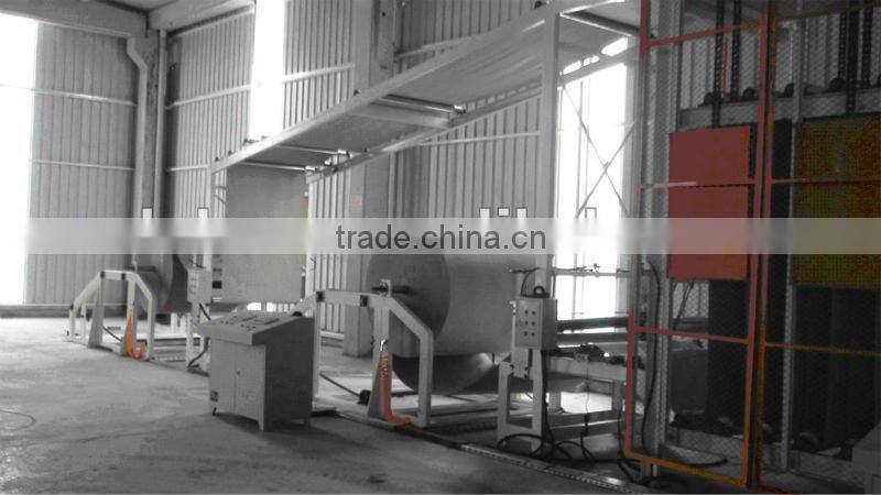 Paper faced gypsum board production line