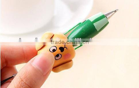 Cute Kawaii Korea Novelty wood mobile chin pen