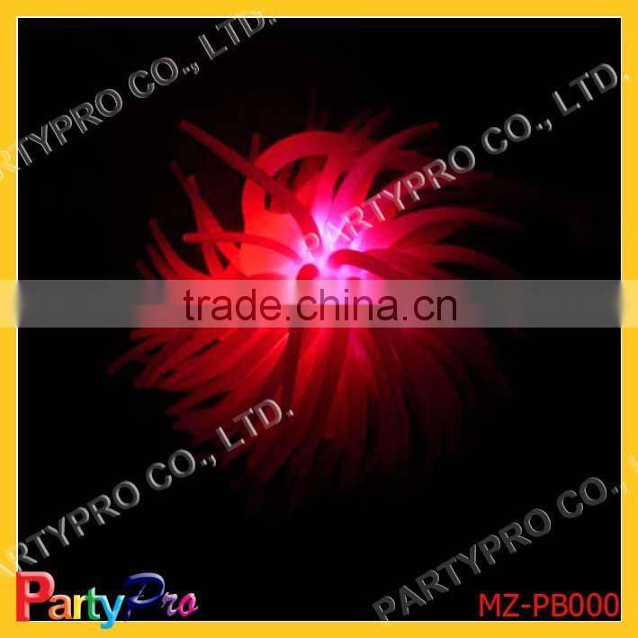 animal flashing fluffy ball yoyo ball puffer ball