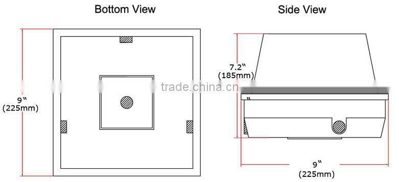 40W LED light for garage UL DLC approval 90W 60W led parking garage light 5 years warranty led garage lamp