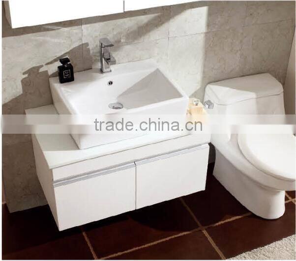 Multi-Layer solid wood Bathroom mirror vanity cabinet Top bath vanity