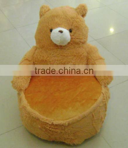 Free sample and varies of animal plush animal chairs for babies