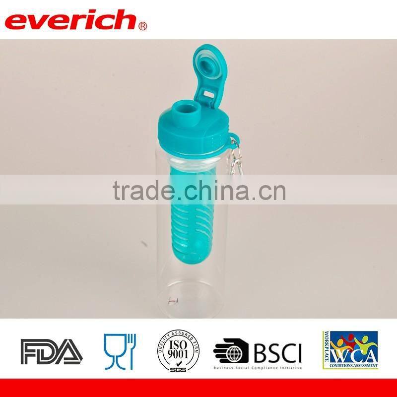 Sport Water Bottle with Fruit Infuser - Made with Tritan