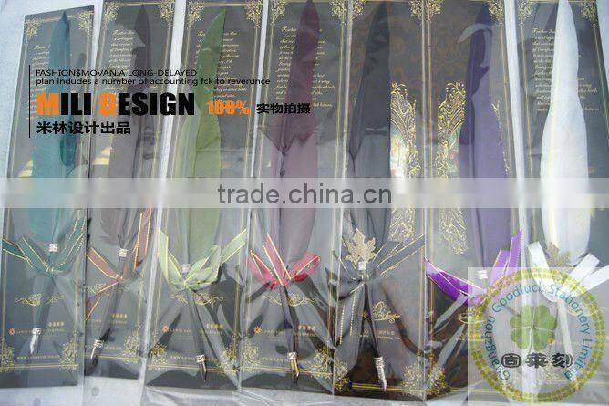 Custom Feather Promotional Quill Pens As Wonderful Gift