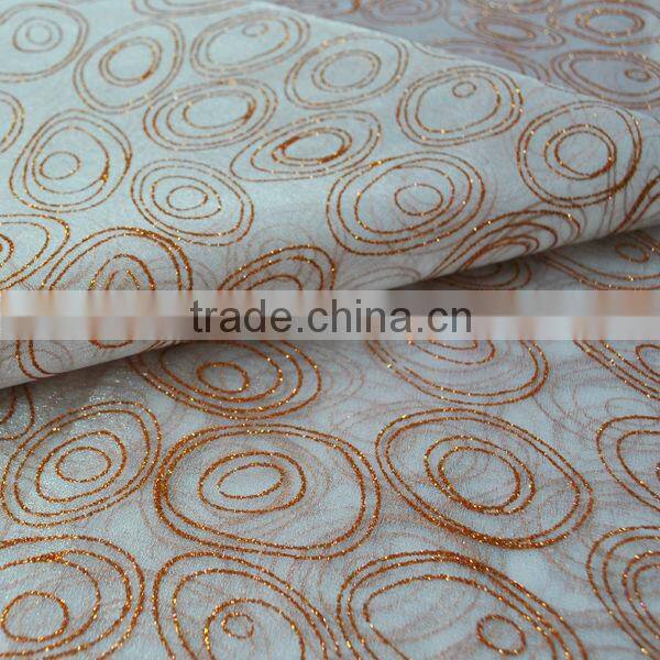 100% organza Sew Quilting Fabric Christmas Holiday Santa Clause