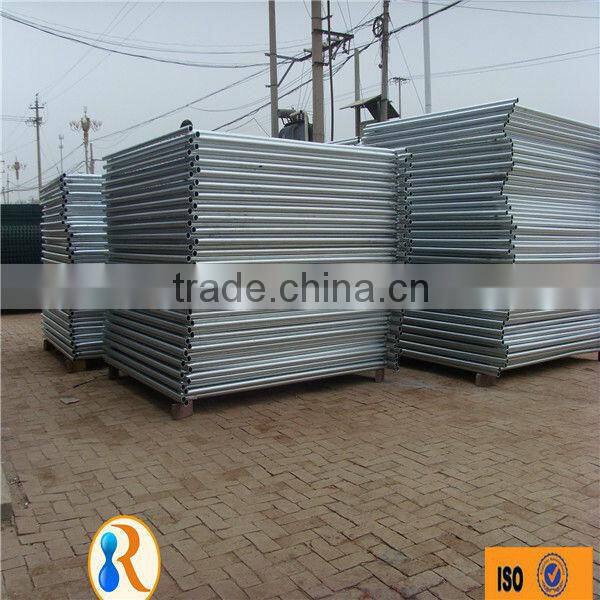 factory for construction hot dipped galvanized steel temporary fence