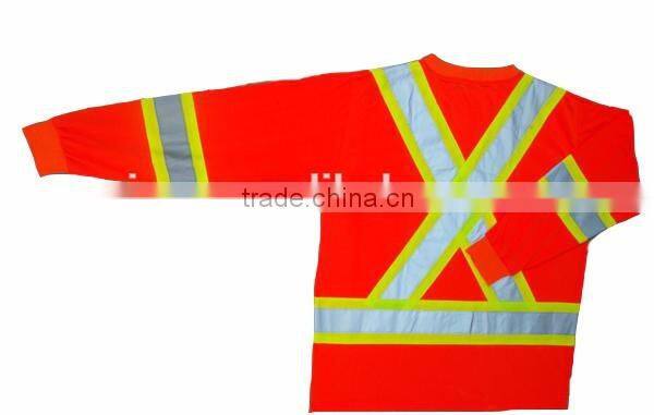 two-tone safety polo shirt 2016 hi vis reflective tape cotton shirt hi vis safety shirts