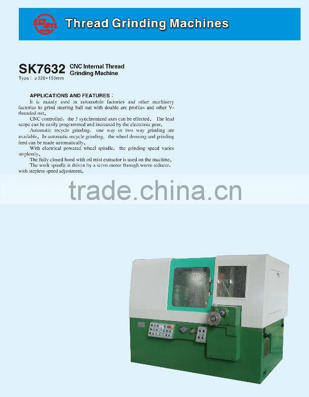 HJMTC SK7632 CNC Internal thread griding machine