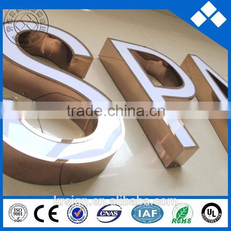 Outdoors Illuminated LED Channel Letter sign