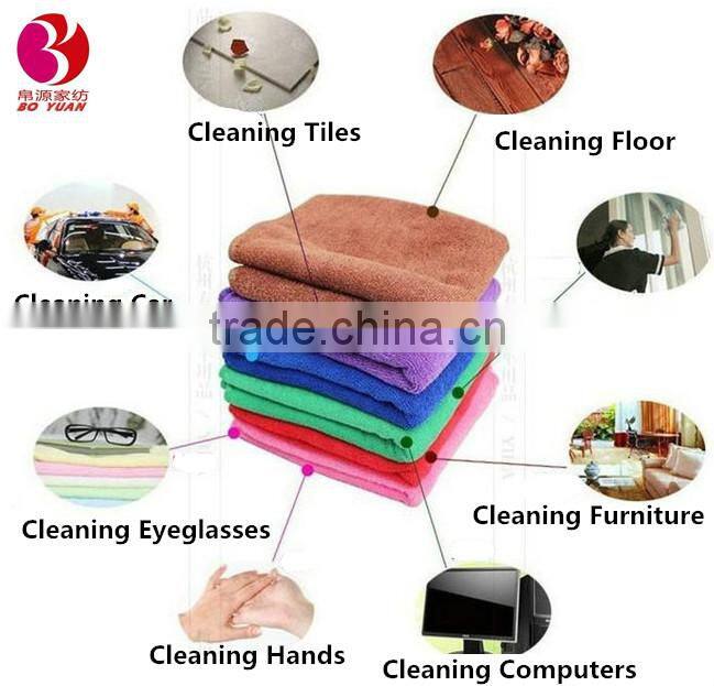 Weft Knitting Shiny Small Grid Microfiber Cloth Car detail Washing
