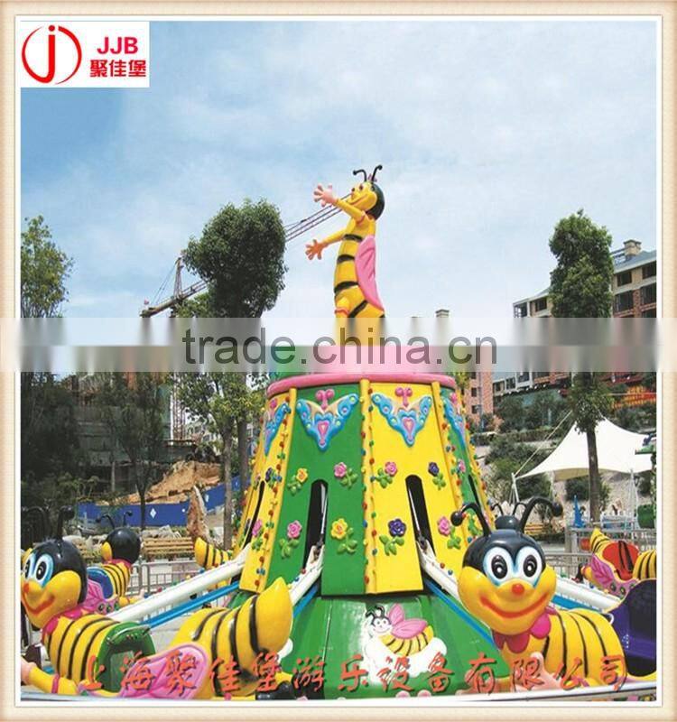 indoor playground equipment funny self-control bee roller coaster for kids