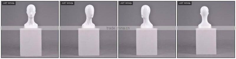 long neck realistic maniquies women heads to display for wigs