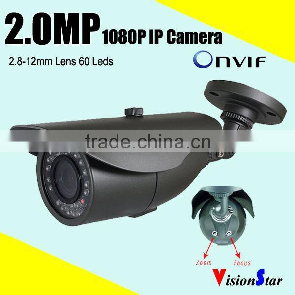 Color CMOS Sensor SONY High definition IR Bullet Outdoor 1.3MP 960P IP Camera