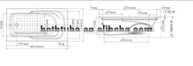 cUPC cheap-acrylic-bathtub,bathtub specification,bathtub 110 cm