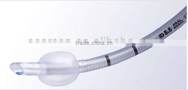 Clear soft reinforced endotracheal tube