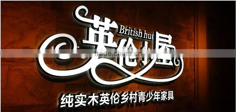 High bright acrylic mini LED channel letter sign