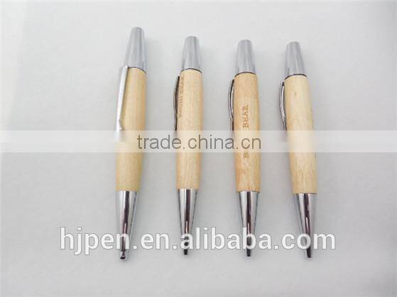 2014 Popular New Design Wood Ball Pen