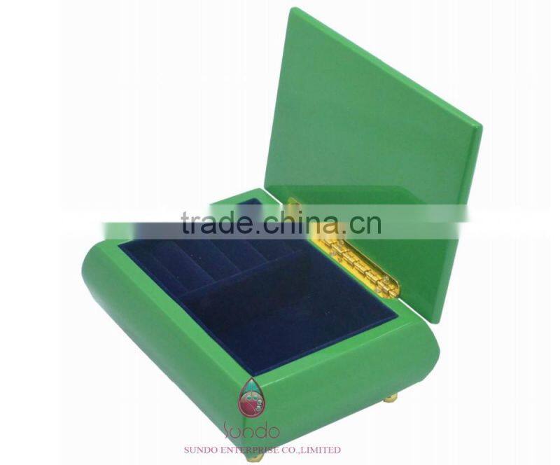 fancy cyan mini jewelry gift box