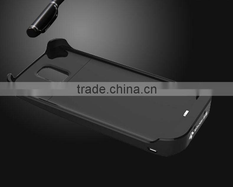 Private model solar battery case for Sam sung S5, portable wireless power bank, high quality wireless charger with custom logo