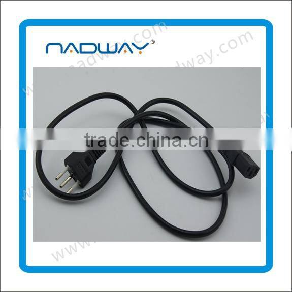 Gold supplier Nadway provide male power cord plugCE
